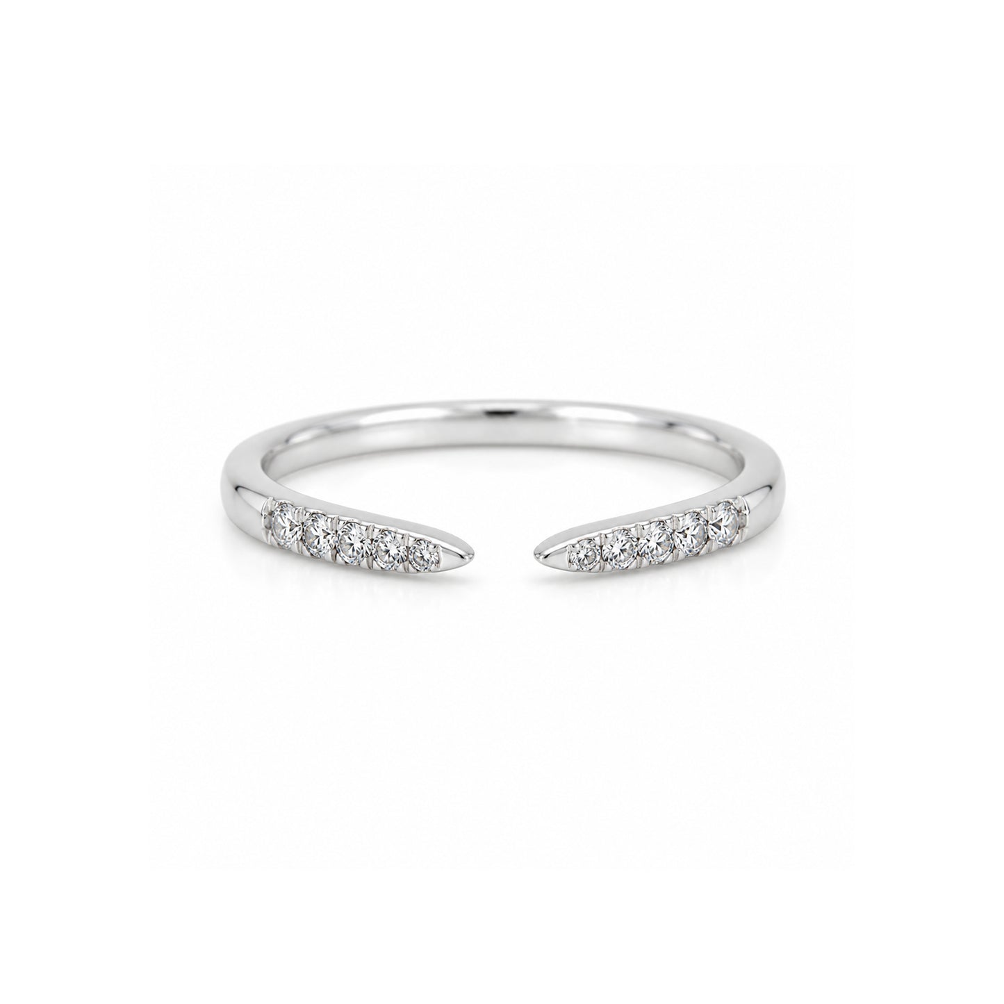 White Gold Diamond Pave Ring