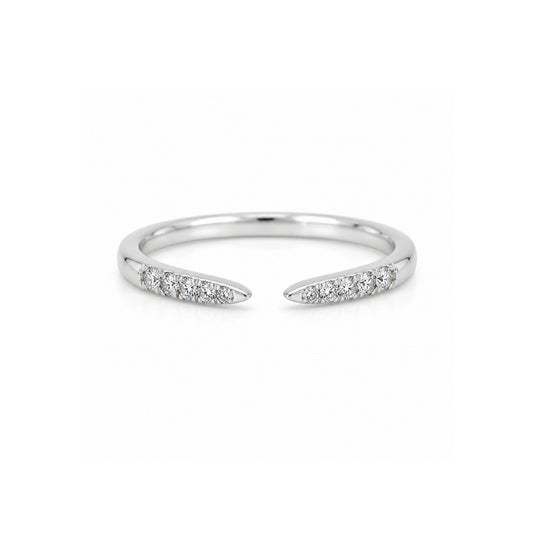 White Gold Diamond Pave Ring