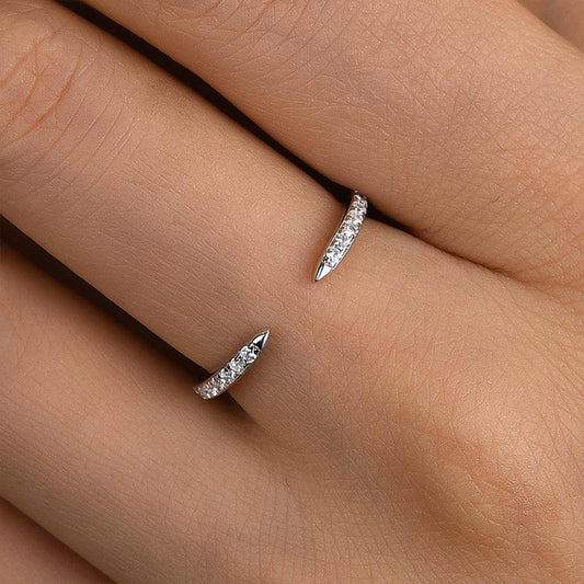 White Gold Diamond Pave Ring